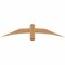 Ekena Millwork Bellingham Timber Gable Bracket, Western Red Cedar, 48"W x 10"H x 1 1/2"D x 3 1/2"F, 5/12 Pitch GBW048X10X0204BEL00SWR - alternate 1